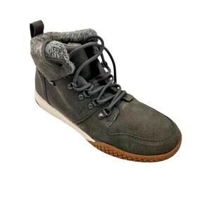 Sporto Women's Abby Leather/Suede Sneaker Boot Gray 11W